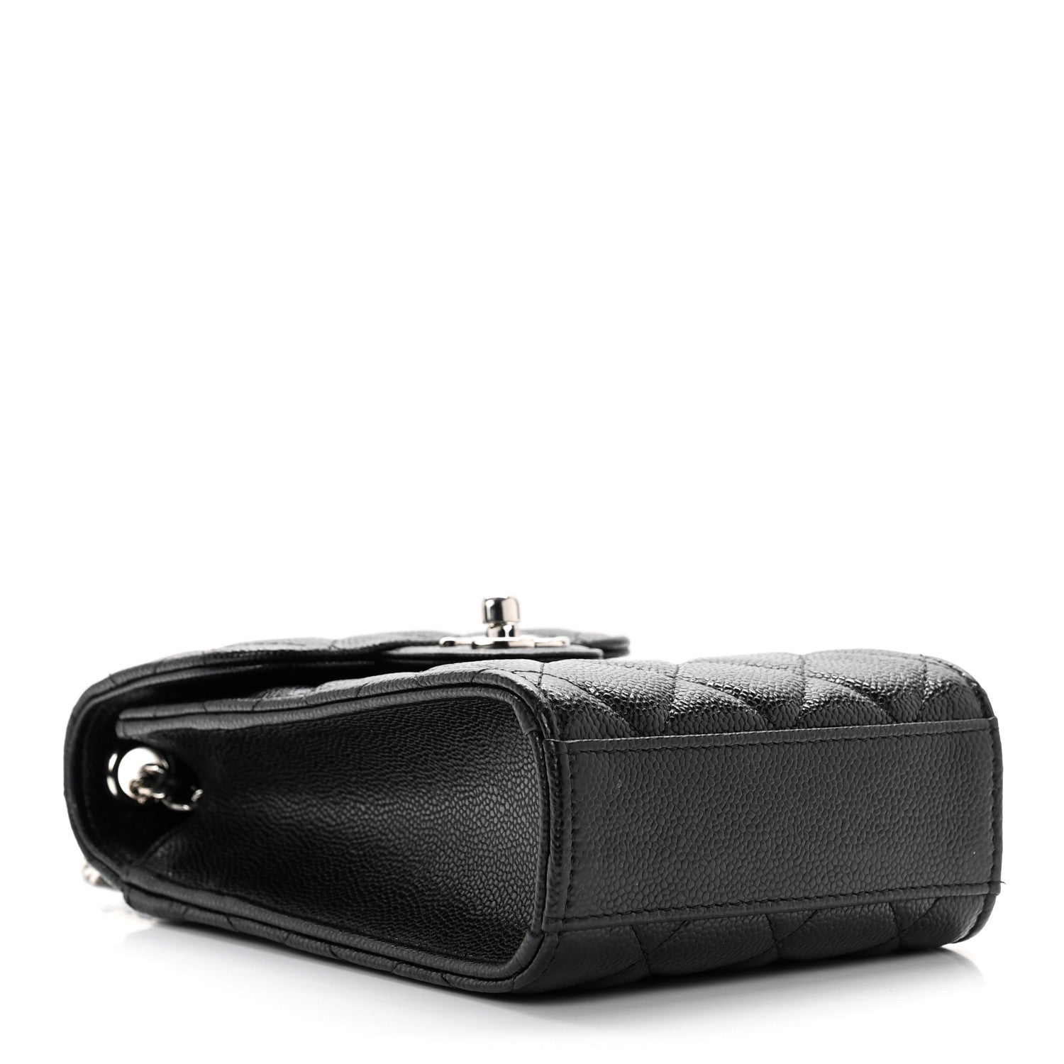 Chanel Caviar Quilted Classic Phone Holder Black 3 of 8