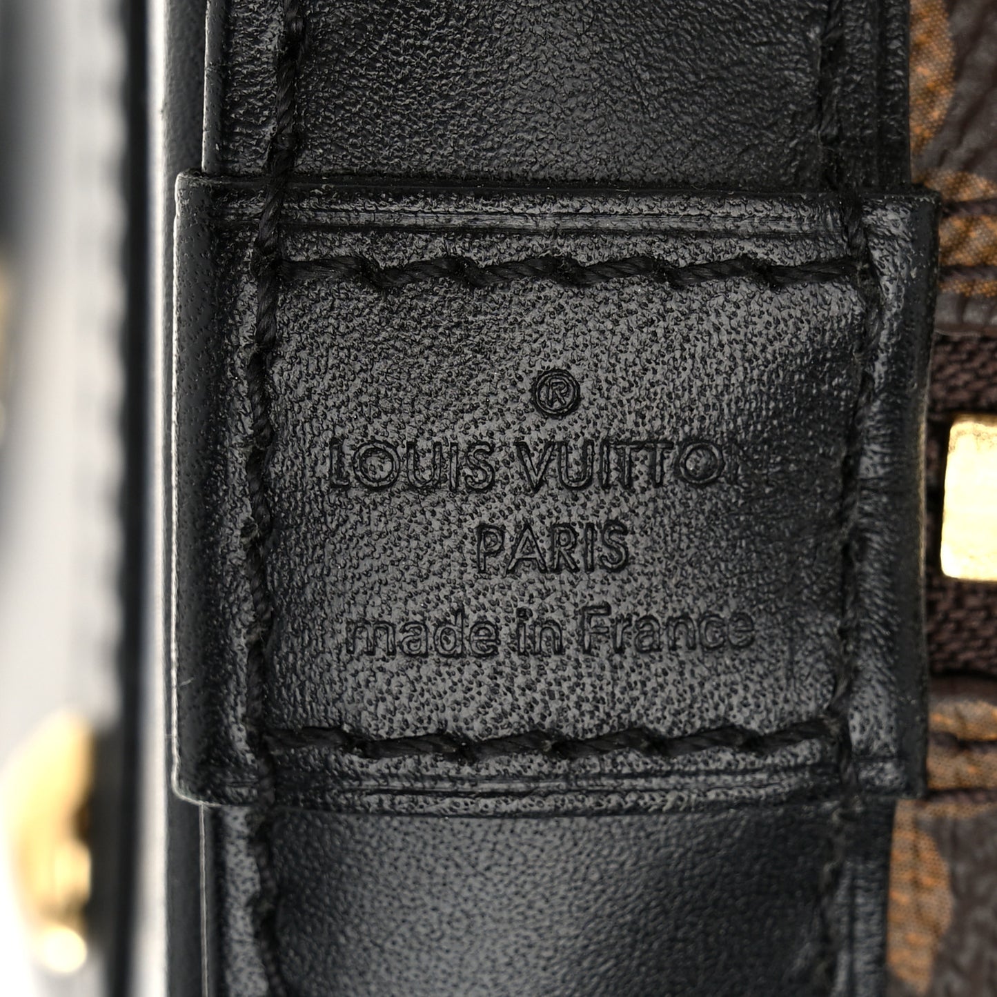 Monogram Macassar Studded Alma BB
