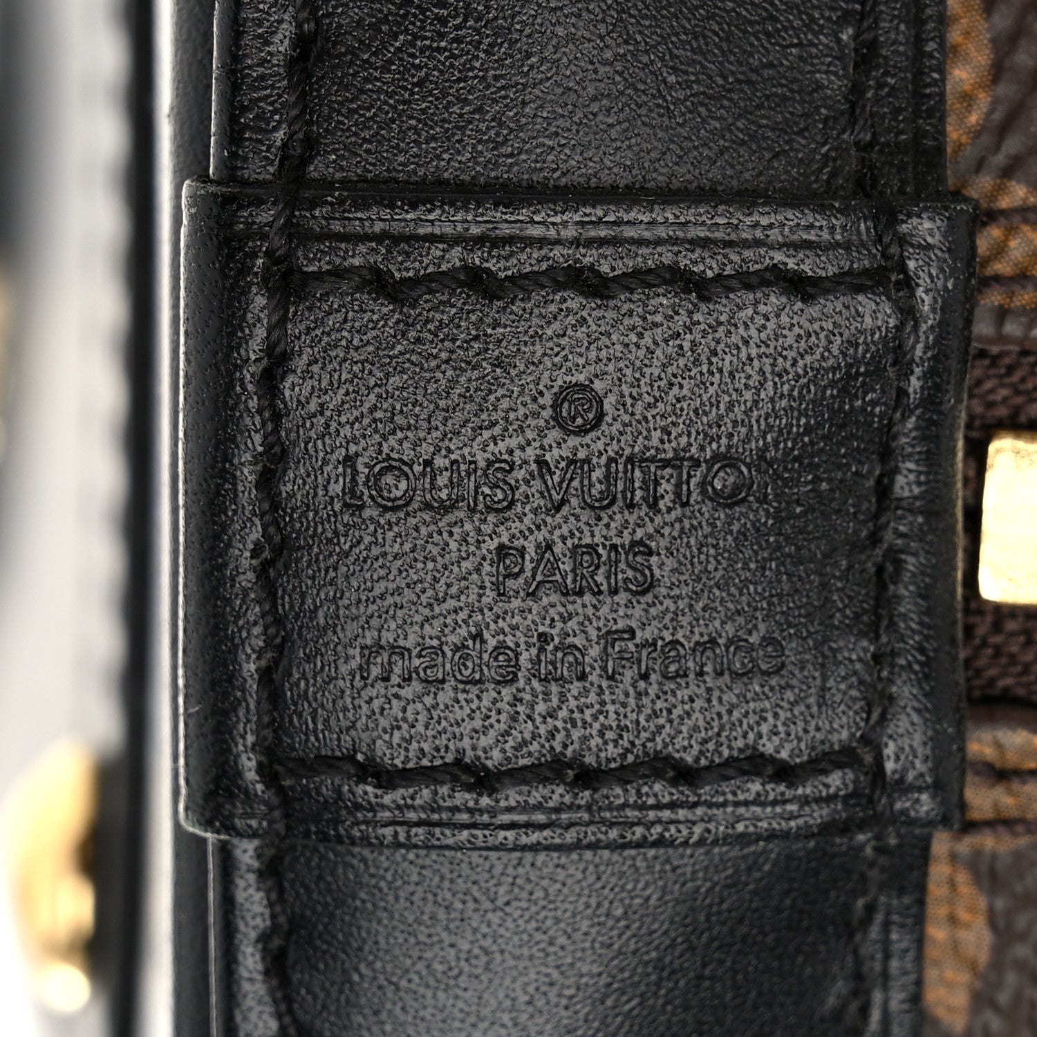 Louis Vuitton Monogram Macassar Studded Alma BB 12 of 23