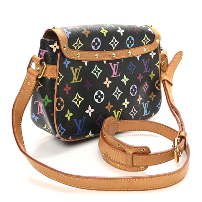 Louis Vuitton Monogram Multicolor Sologne Black 3 of 10