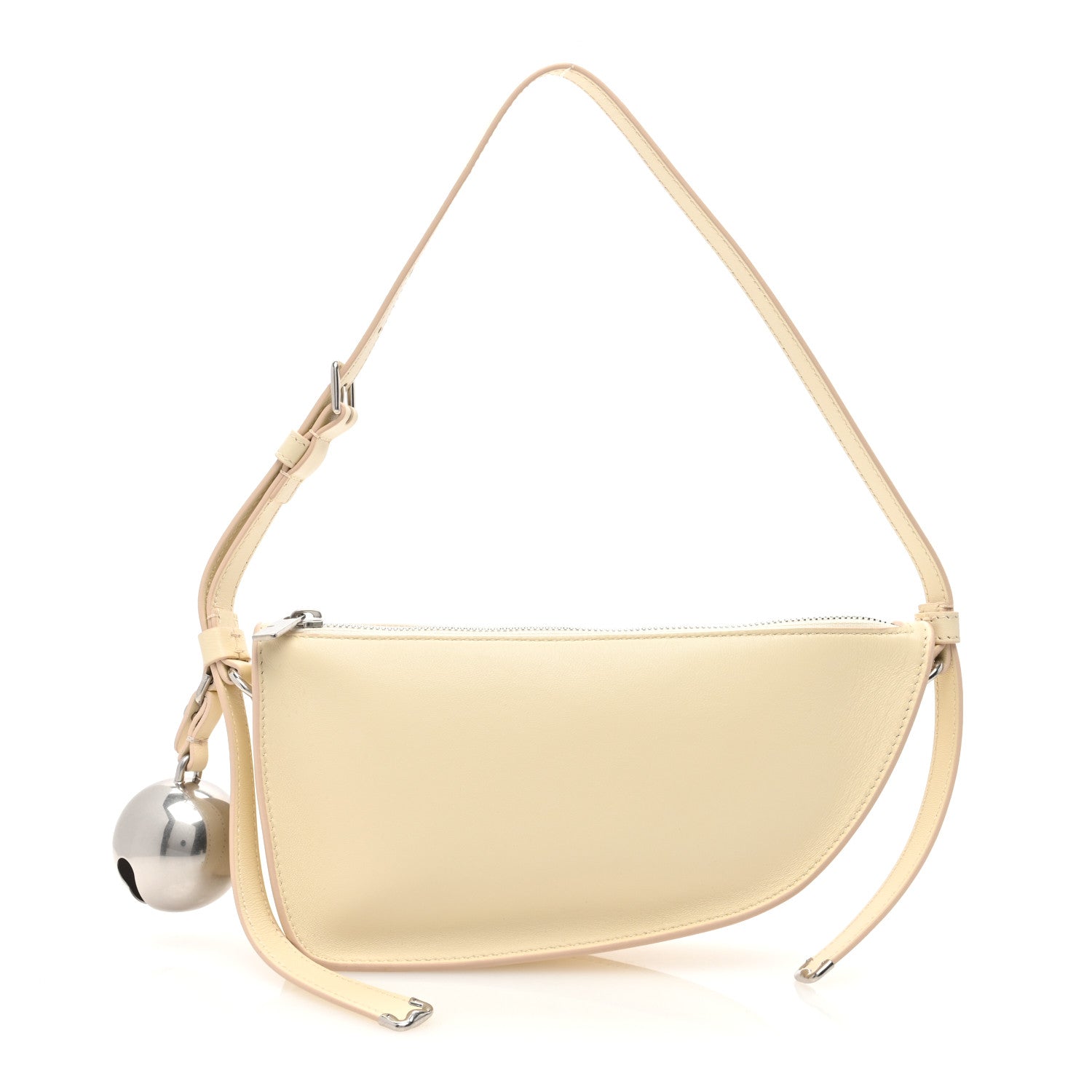 Burberry Calfskin Mini Shield Sling Bag Pearl 1 of 10