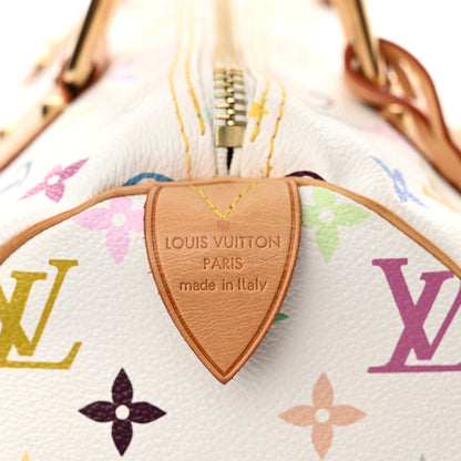 Louis Vuitton Monogram Multicolor Speedy 30 White 7 of 14