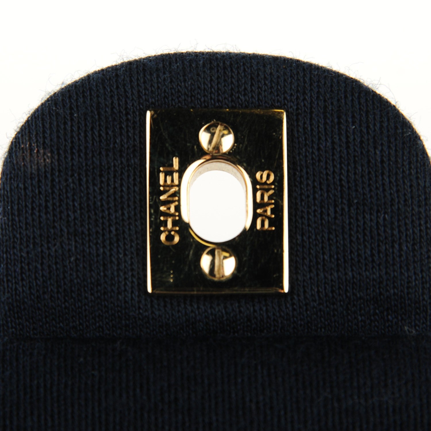 Chanel Jersey Quilted Medium Double Flap Navy 6 of 8