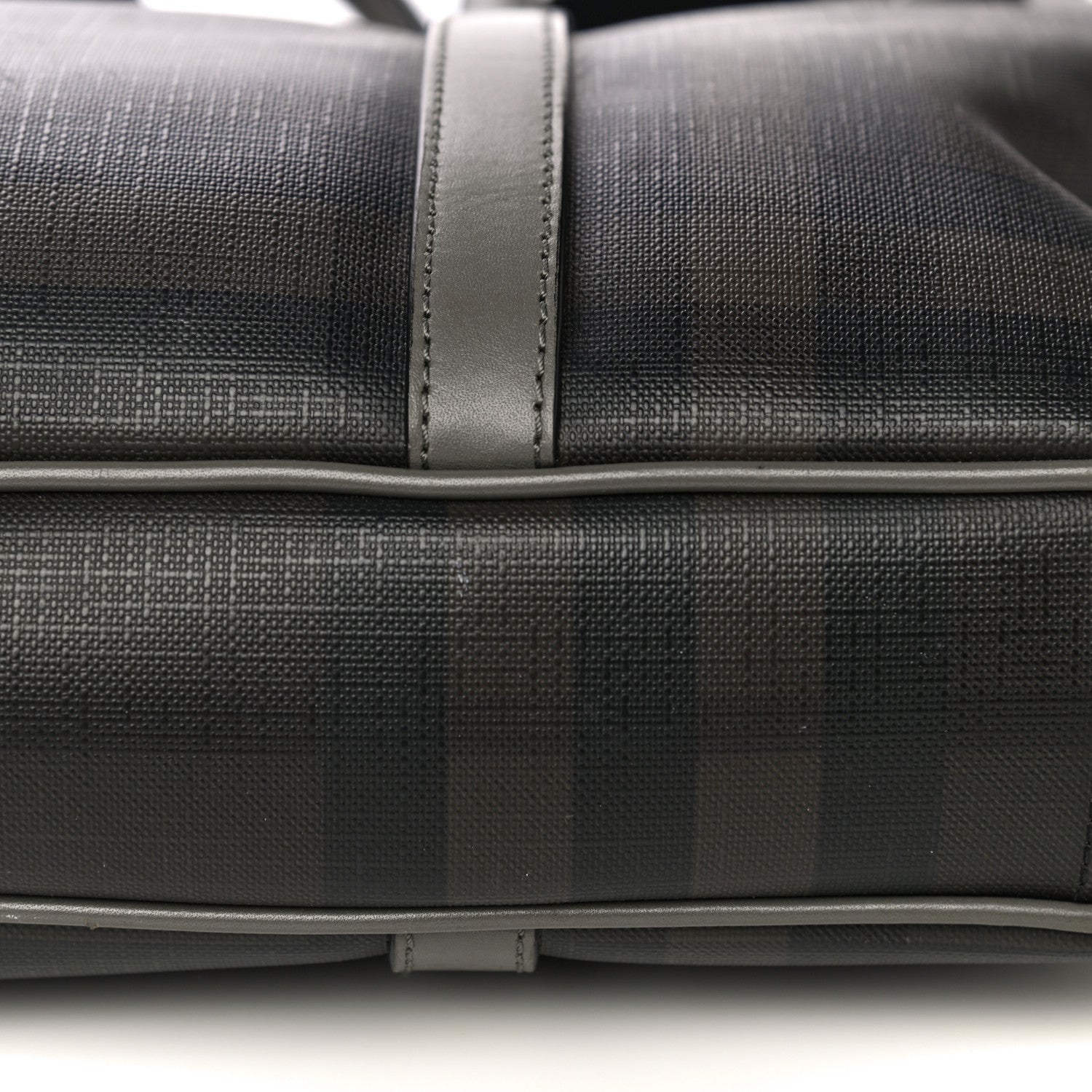 Burberry London Smoked Check Large Briefcase Grey 33 of 39