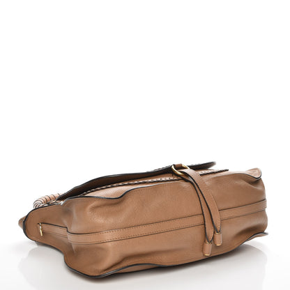 Chloe Calfskin Braided Medium Marcie Satchel Nut 4 of 7