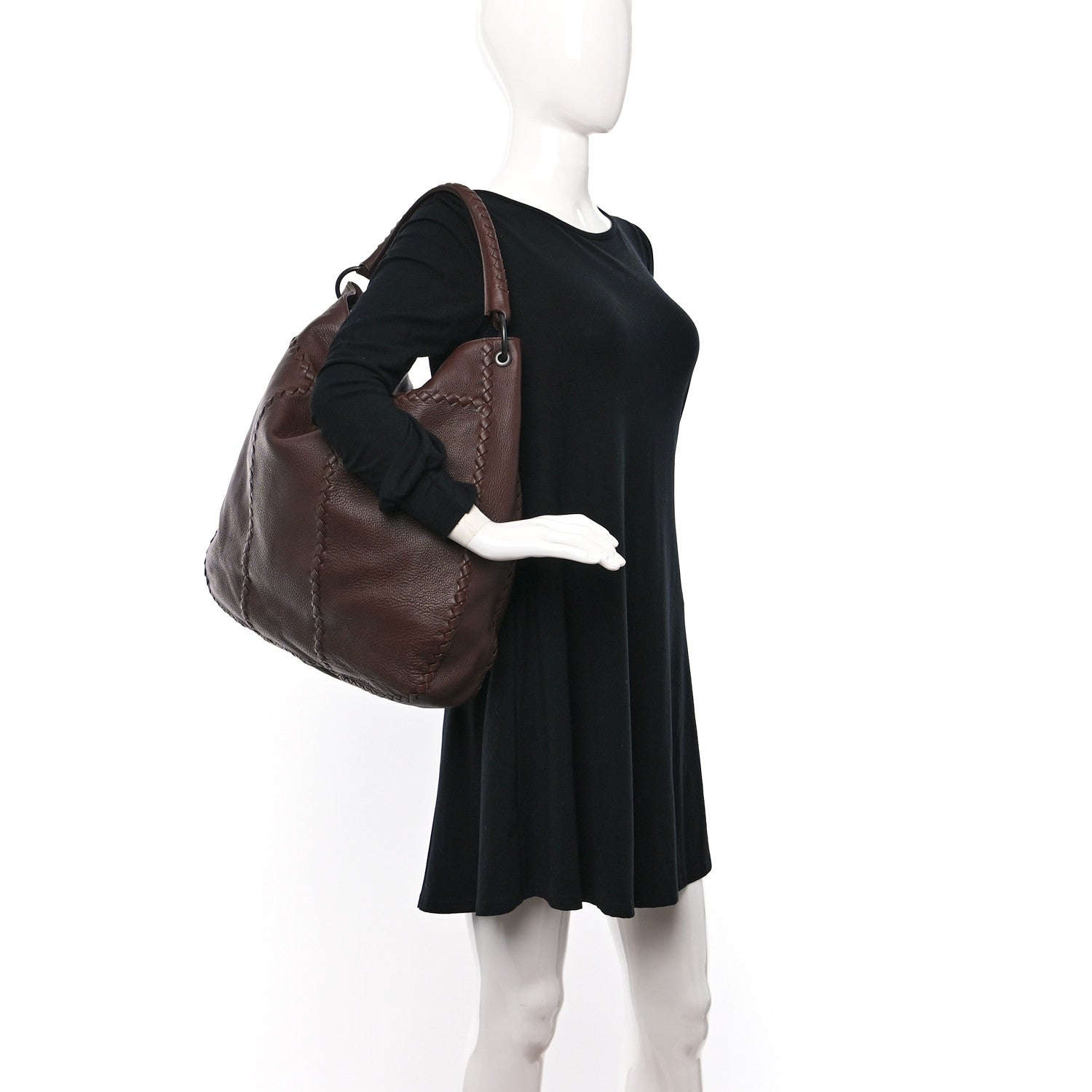 Bottega Veneta Washed Cervo Deerskin Large Hobo Truffle 2 of 11