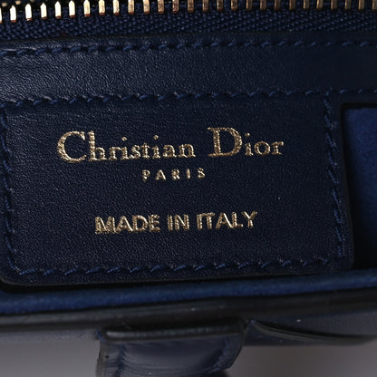 Christian Dior Calfskin Saddle Bag Blue 6 of 12