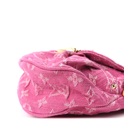 Louis Vuitton Monogram Denim Sunset Washed Pink 9 of 9
