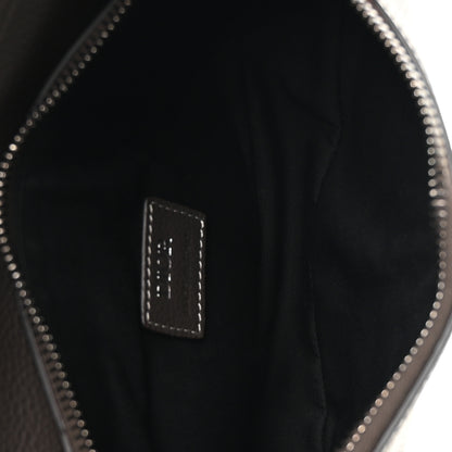 Christian Dior Grained Calfskin Mens Saddle Bag Ebony 5 of 11