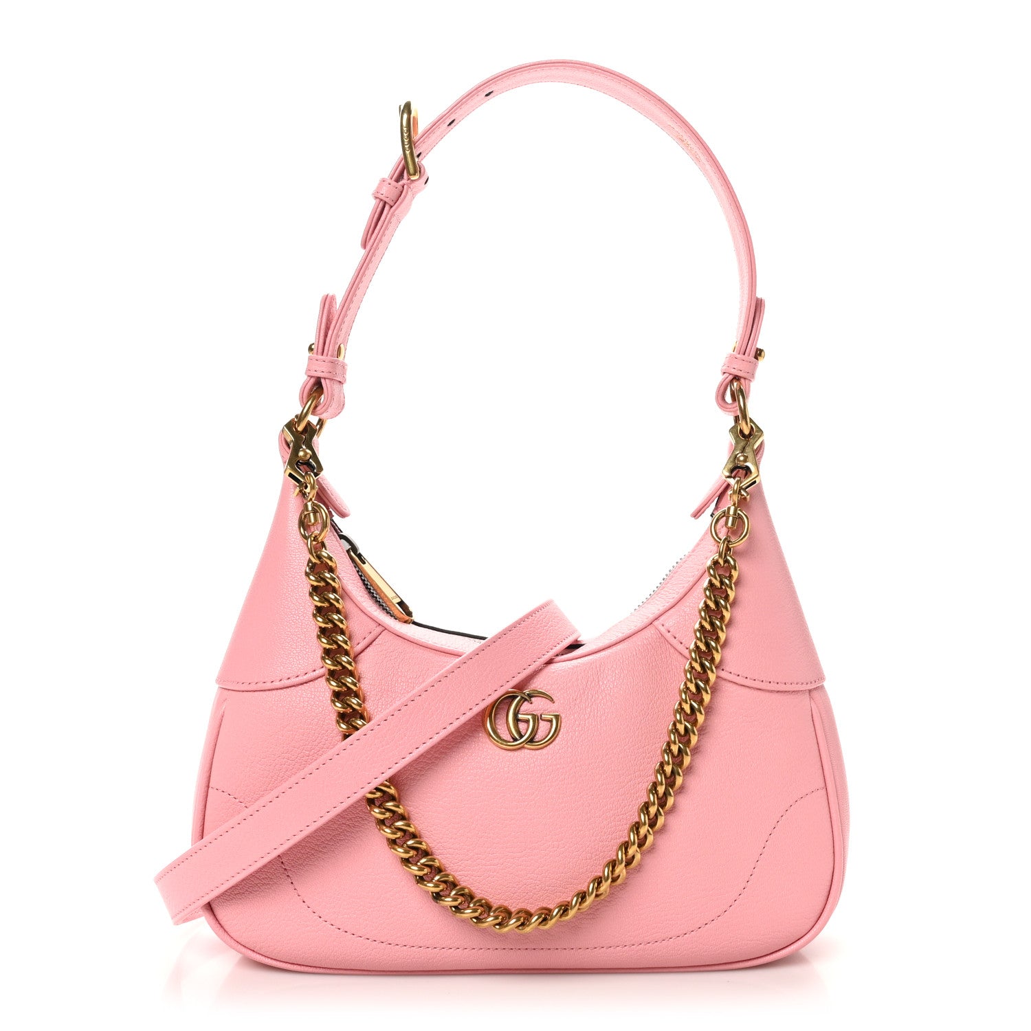Gucci Goatskin Small Aphrodite Shoulder Bag Wild Rose 1 of 11