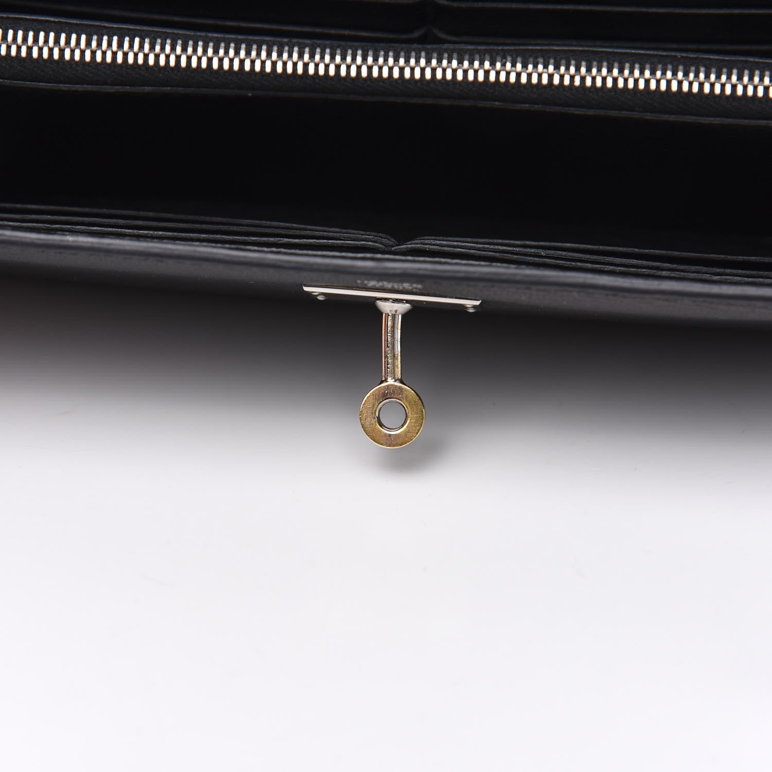 Hermes Chevre Mysore Kelly Longue Wallet Black 10 of 10