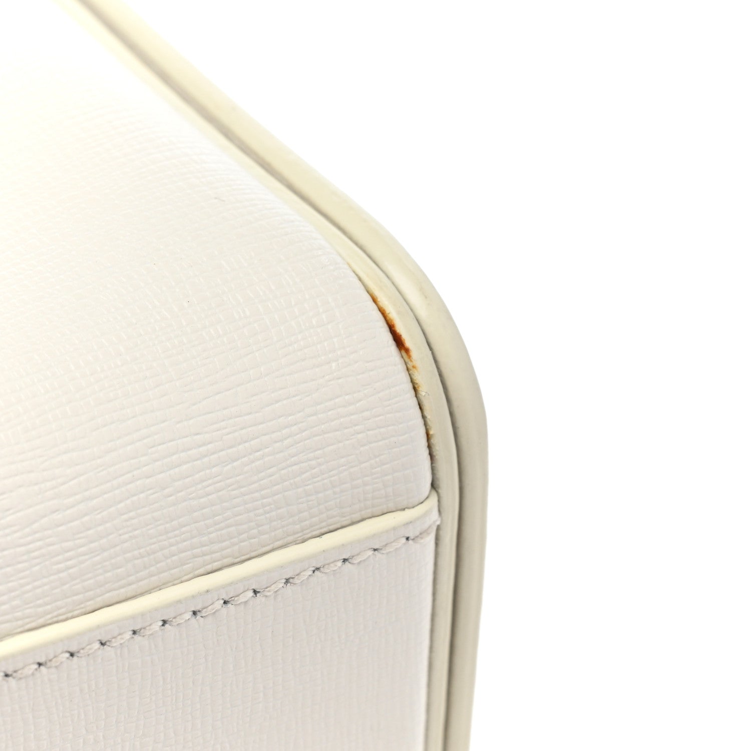 Off-White Calfskin Diag Flap Bag White Black 15 of 18