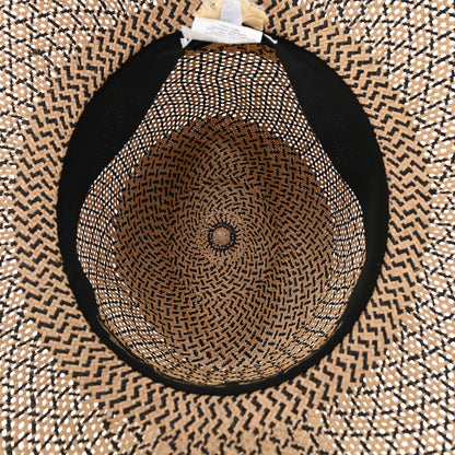 Hermes Panama Straw Etna Hat 56 Natural Black 7 of 10