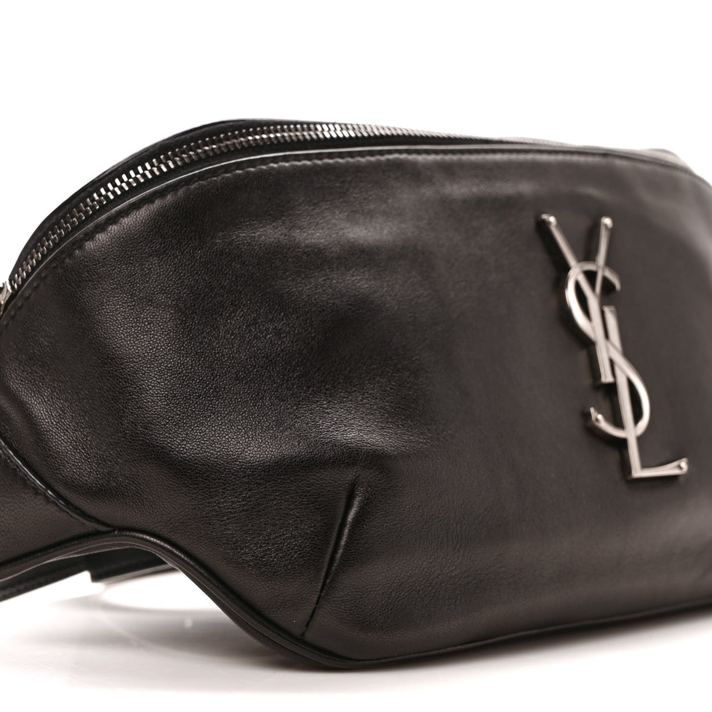 Calfskin Monogram Belt Bag Black
