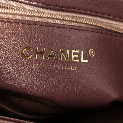 Chanel Metallic Aged Calfskin Quilted Nano Kelly Shopper Bronze 6 of 11