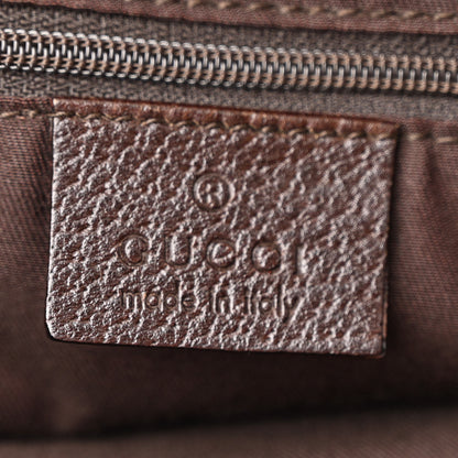 Gucci Monogram Medium Abbey Convertible Tote Dark Brown 6 of 10