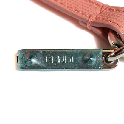 Fendi Fox Fur Vitello Elite Pom Pom Bag Charm Peach 5 of 6