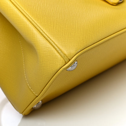 Prada Saffiano Small Galleria Double Zip Tote Soleil 9 of 12