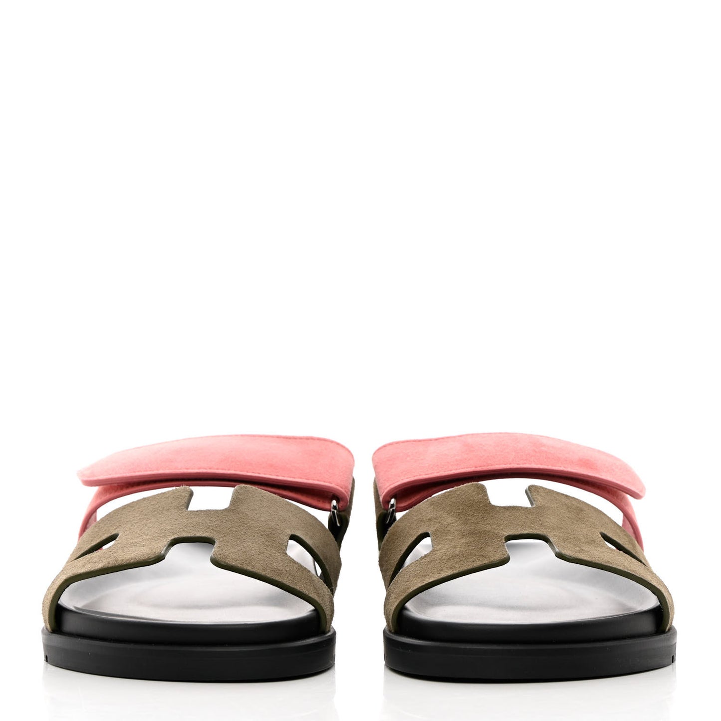 Suede Goatskin Womens Chypre Sandals 37.5 Toundra Rose Du Desert