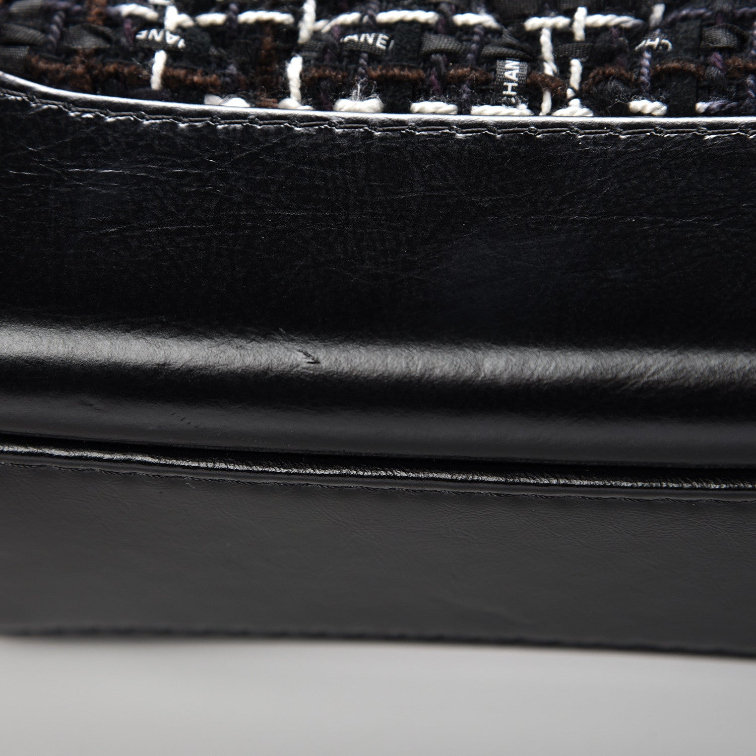 Chanel Tweed Calfskin Small Gabrielle Hobo Black 13 of 15