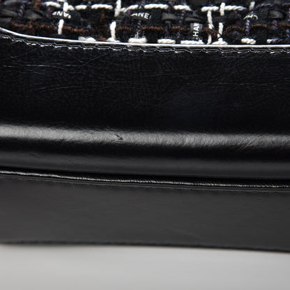 Chanel Tweed Calfskin Small Gabrielle Hobo Black 13 of 15