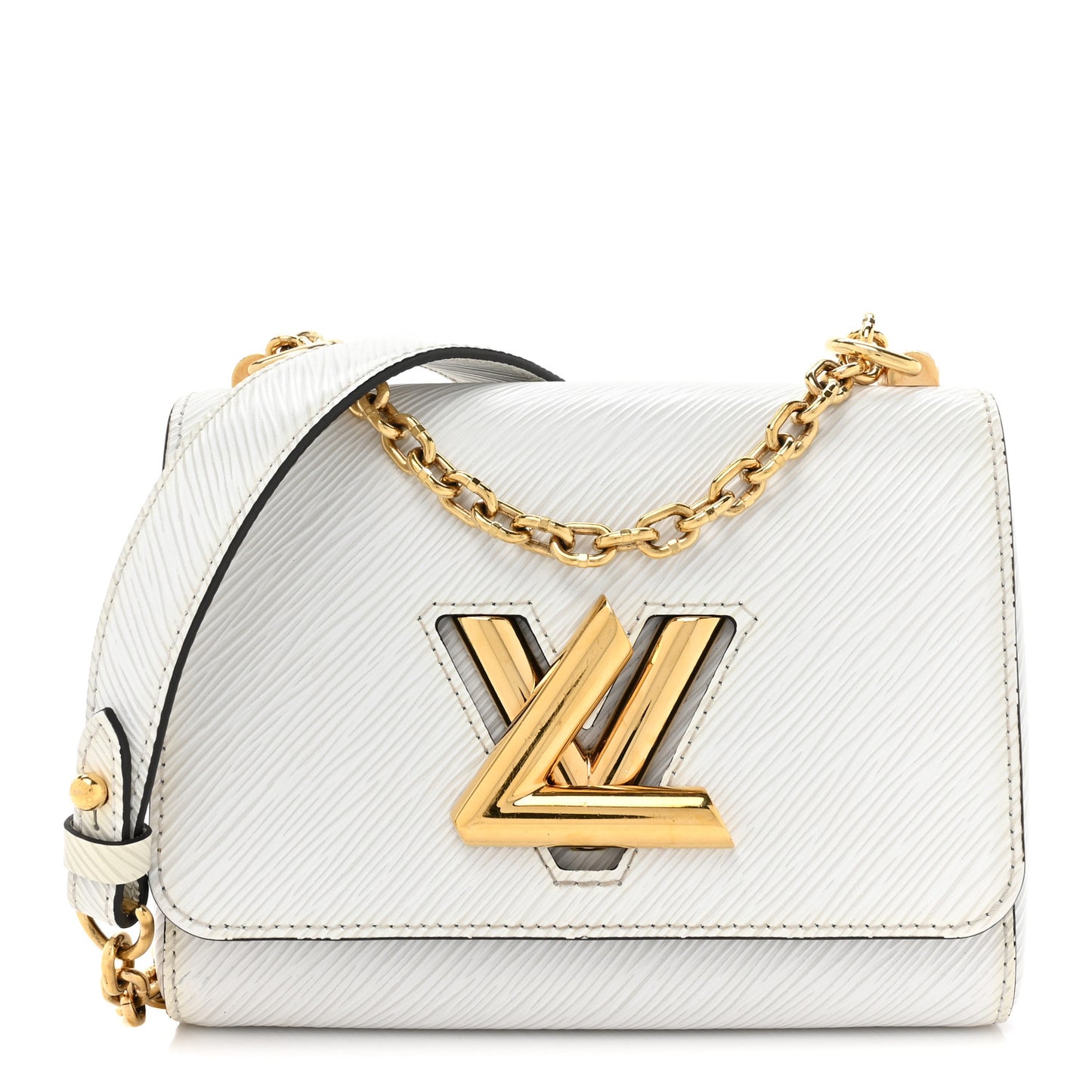 Epi Twist Shoulder Bag PM White