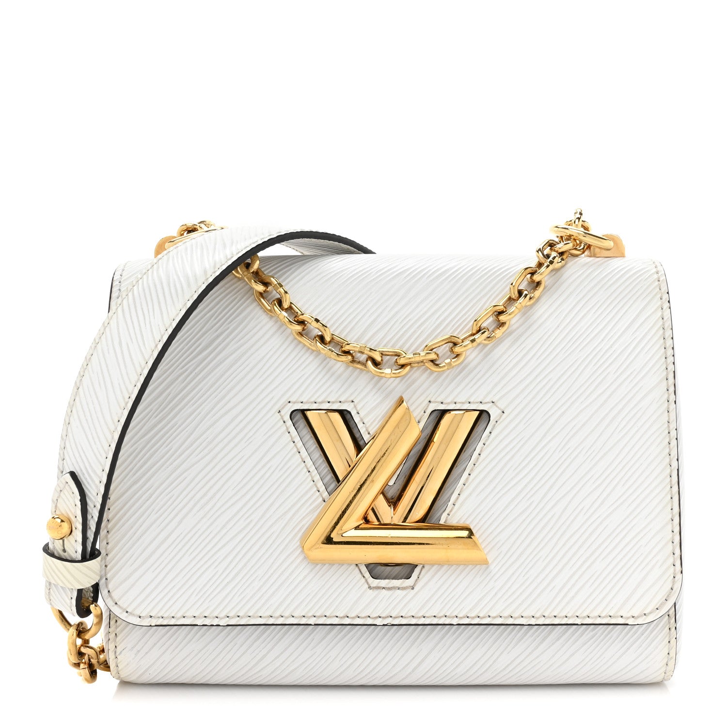 Louis Vuitton Epi Twist Shoulder Bag PM White 1 of 14