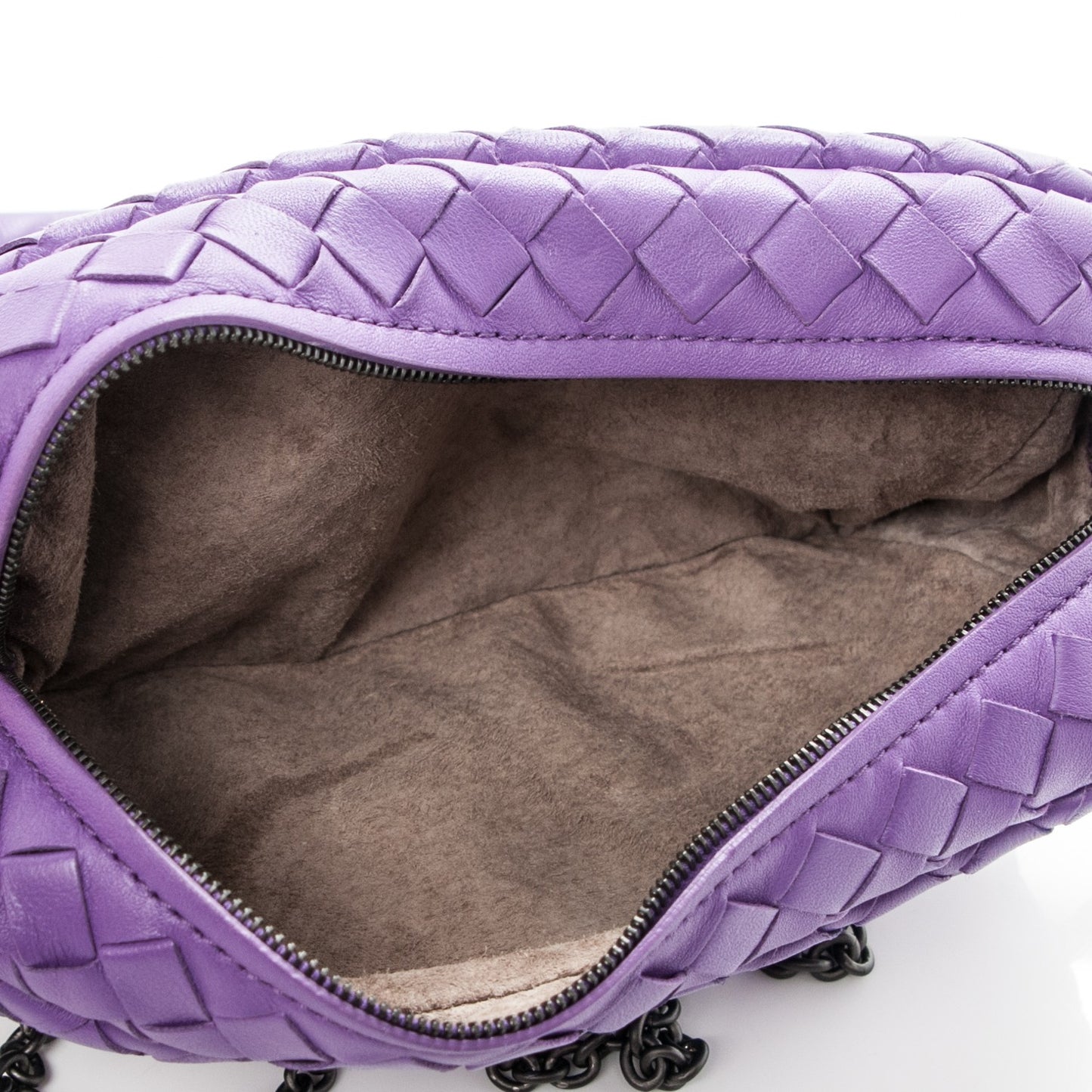 Nappa Intrecciato Mini Messenger Bag Byzantine