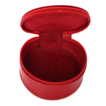 Louis Vuitton Epi Ecrin Bijoux 8cm Jewelry Box Rouge 5 of 10