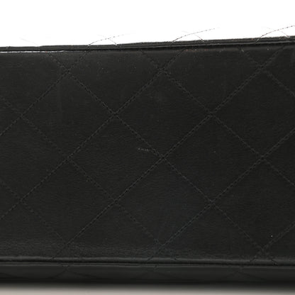 Chanel Lambskin Quilted XL Jumbo Single Flap Black 20 of 21