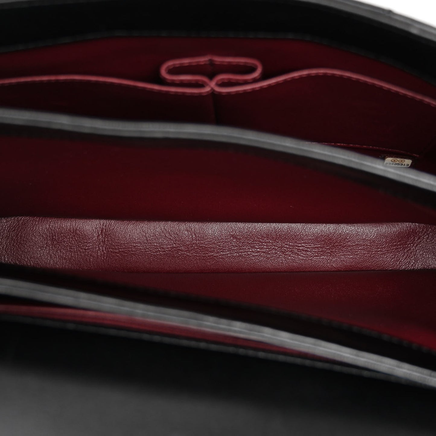 Lambskin Quilted Medium Trendy CC Flap Dual Handle Bag Black