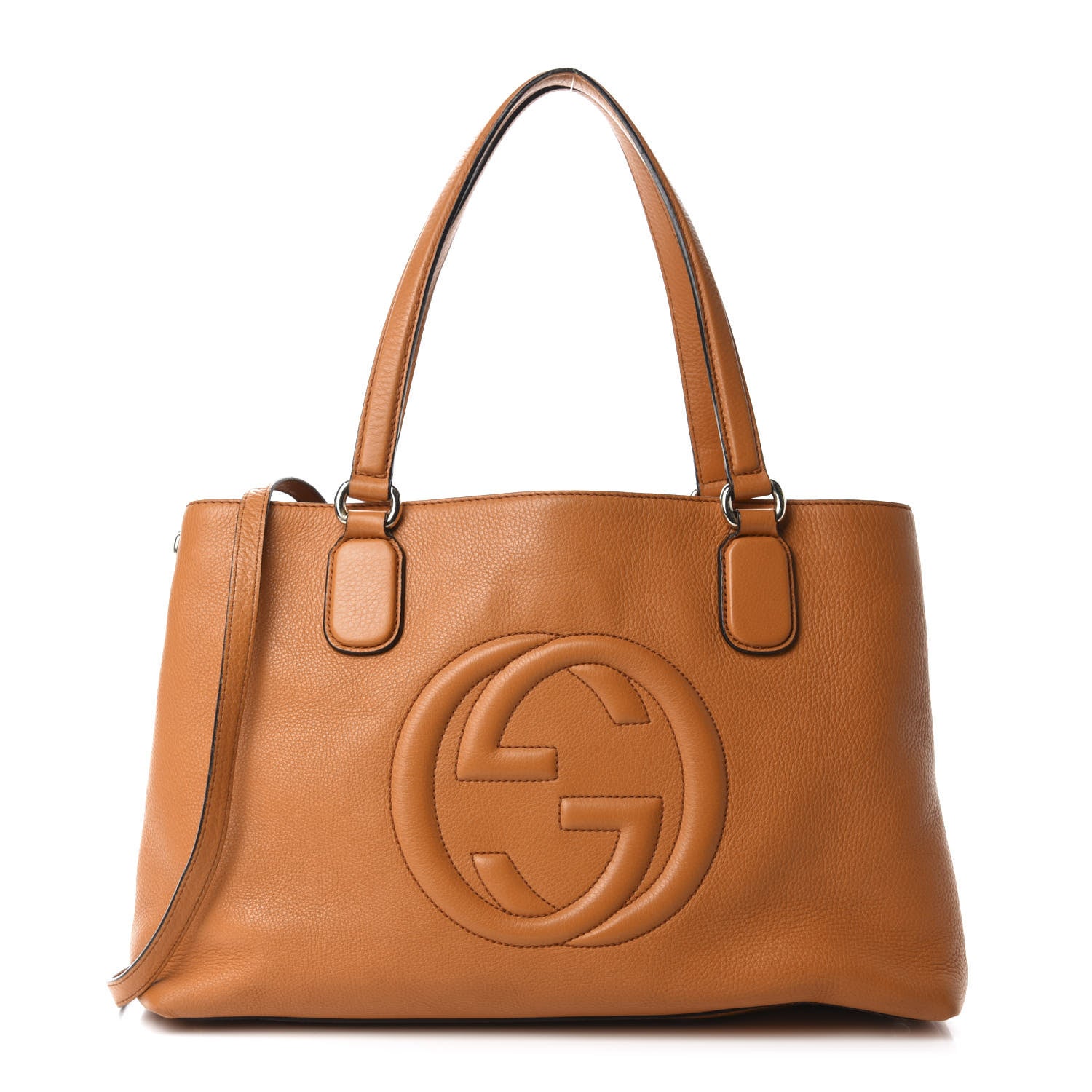 Gucci Cellarius Calfskin Medium Soho Working Tote Curcuma 1 of 15