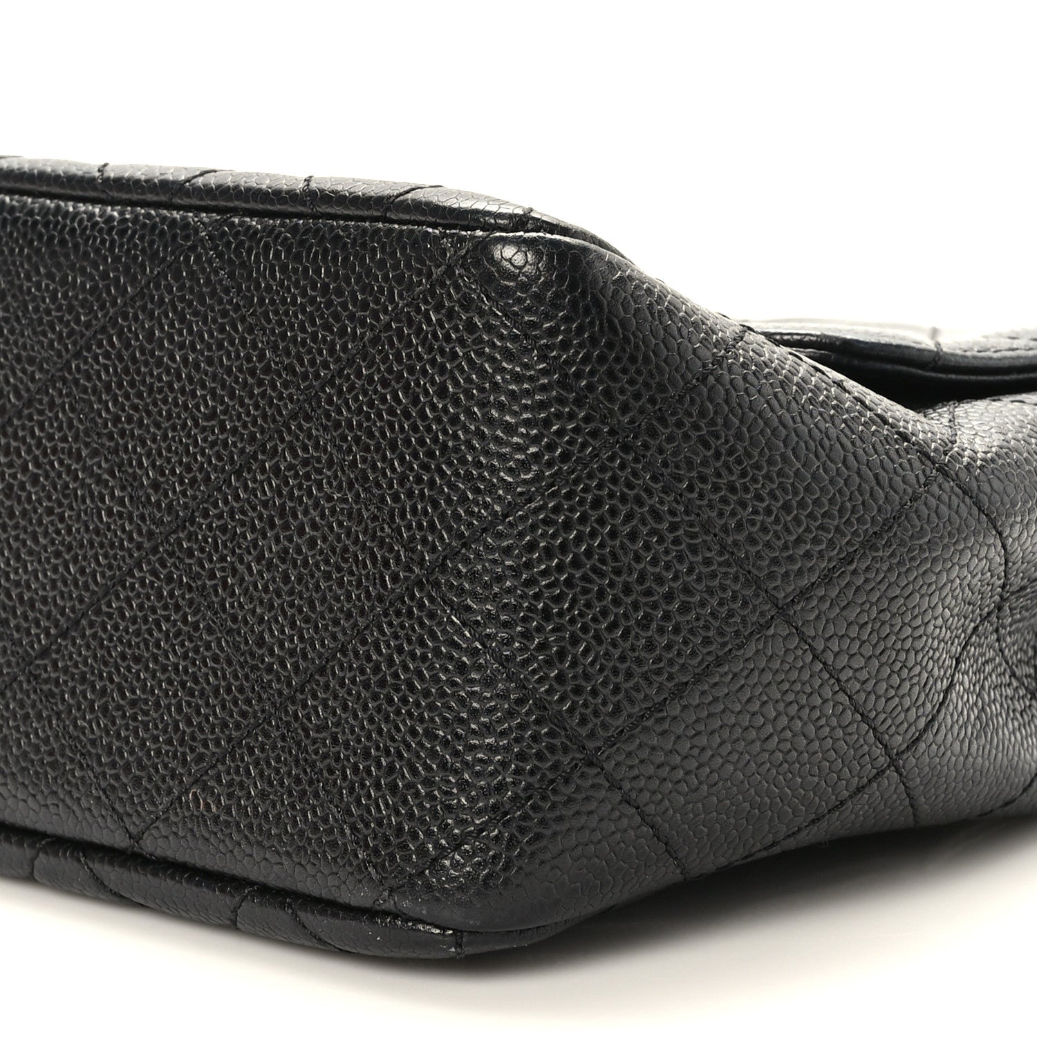 Chanel Caviar Quilted Jumbo Single Flap Black 9 of 9