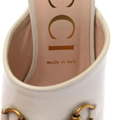 Gucci Granada Kid Houdan Platform Slide Sandals 37 Mystic White 8 of 10