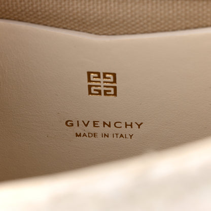 Givenchy Tweed Embroidered Small 4G Woven Chain Crossbody Ivory 5 of 8