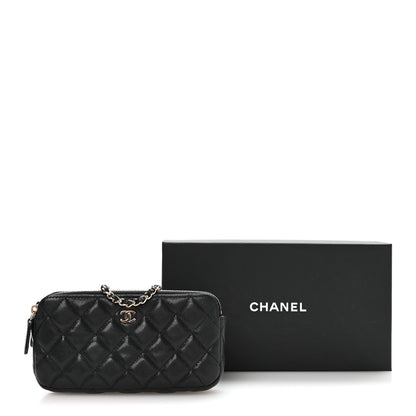 Chanel Caviar Quilted Small Clutch With Chain Black 12 of 12