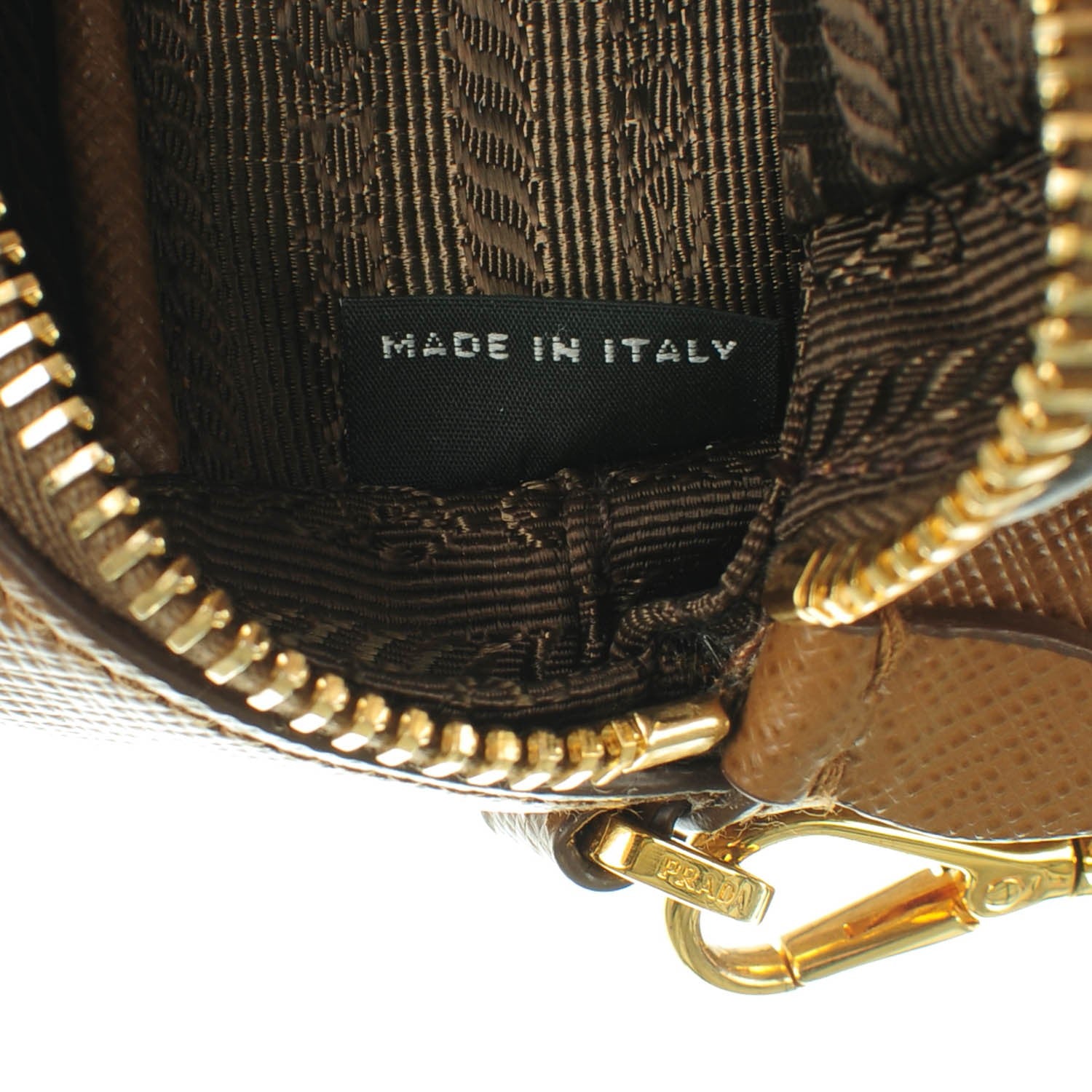 Prada Saffiano Camera Crossbody Cannella 7 of 8