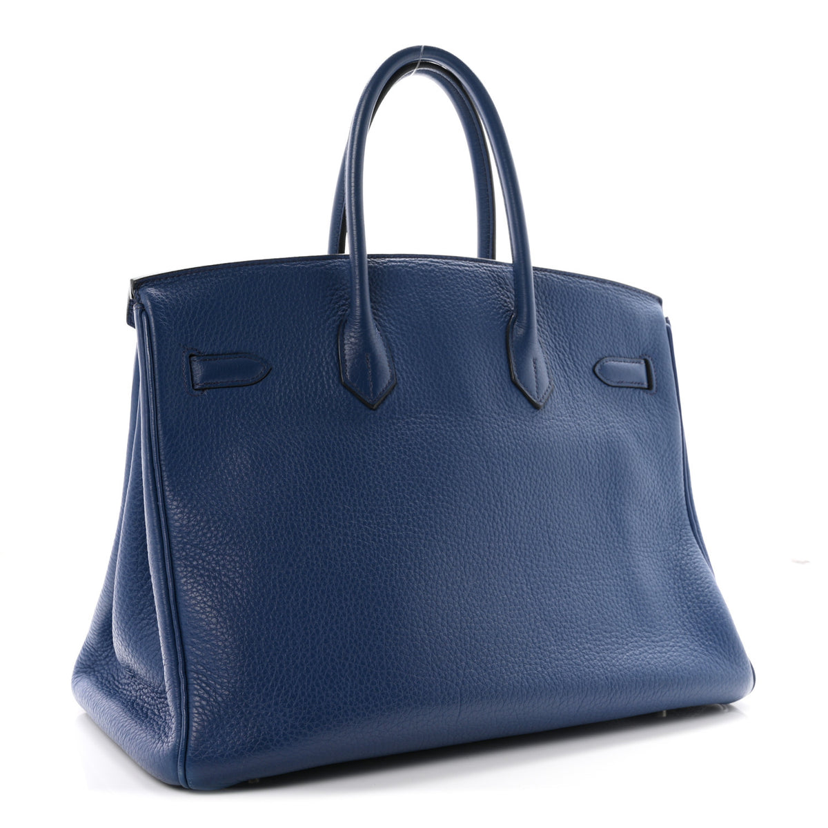 Hermes Taurillon Clemence Birkin 35 Bleu Brighton 3 of 13