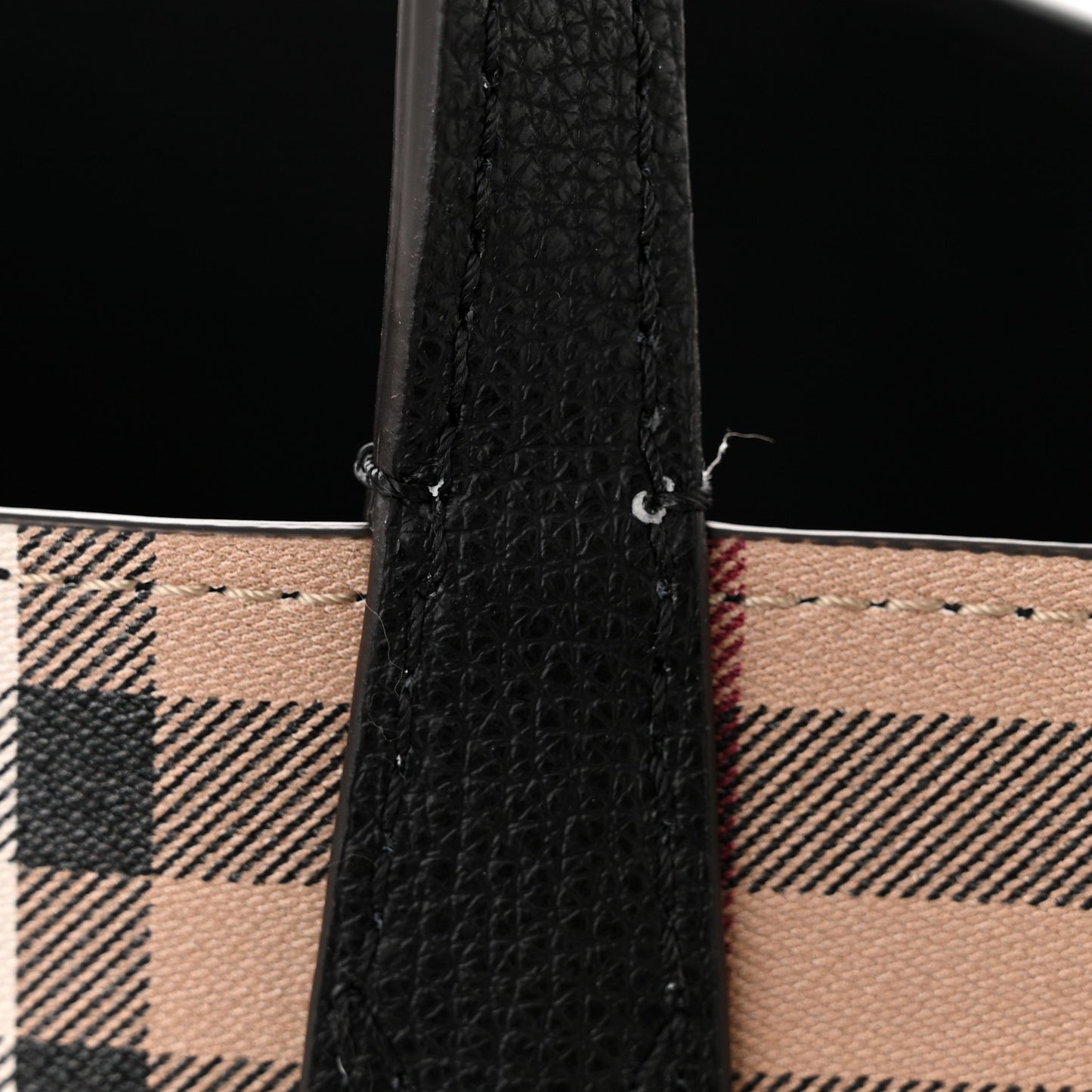 Haymarket Check Medium Reversible Tote Black