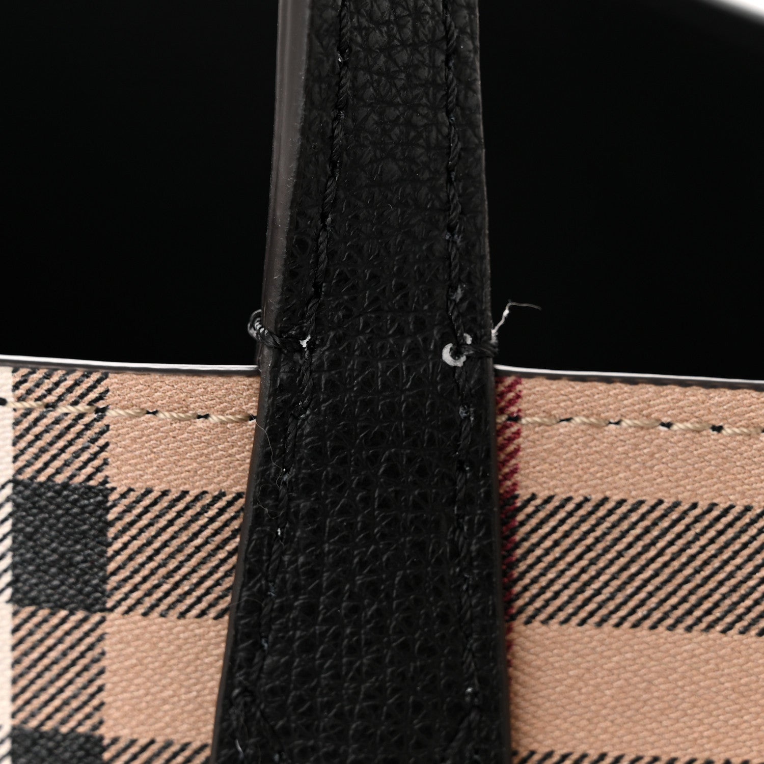 Burberry Haymarket Check Medium Reversible Tote Black 18 of 18
