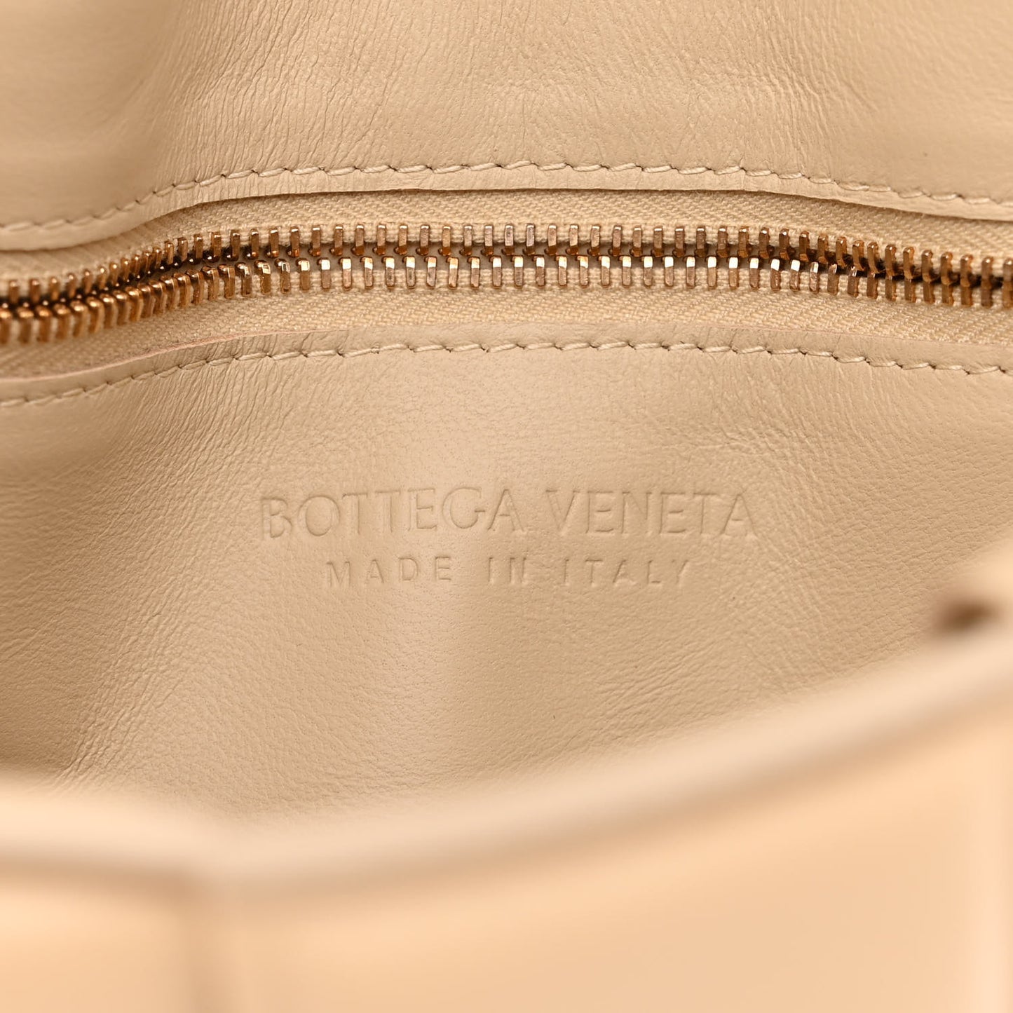 Nappa Maxi Intreccio Padded Cassette Crossbody Bag Porridge