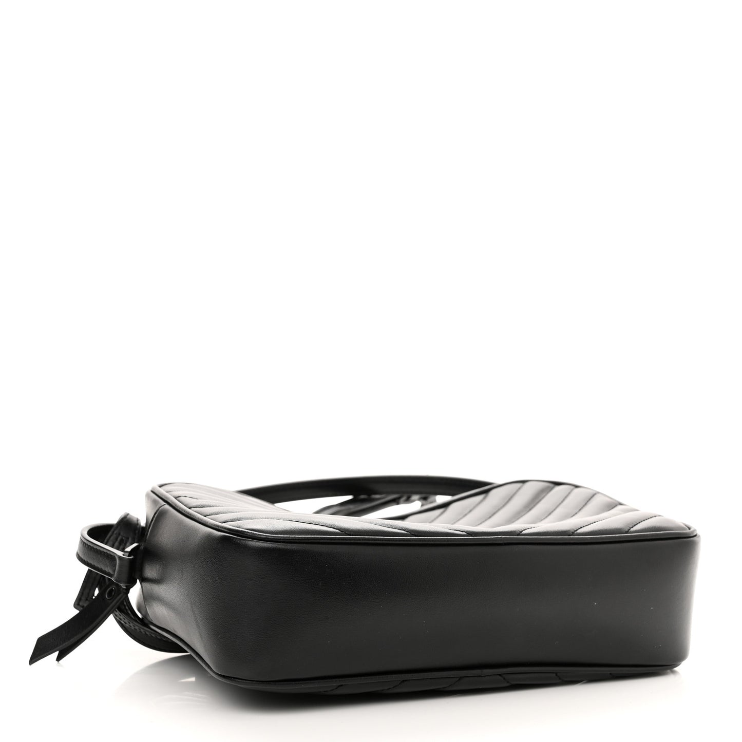 Calfskin Matelasse Monogram Lou Camera Bag Black