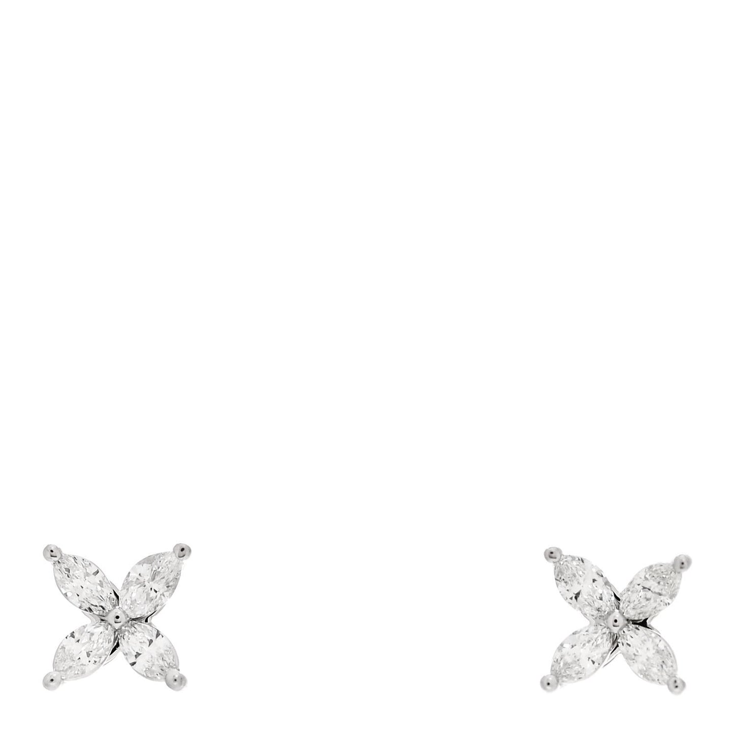 Platinum Diamond .19ct Mini Victoria Earrings