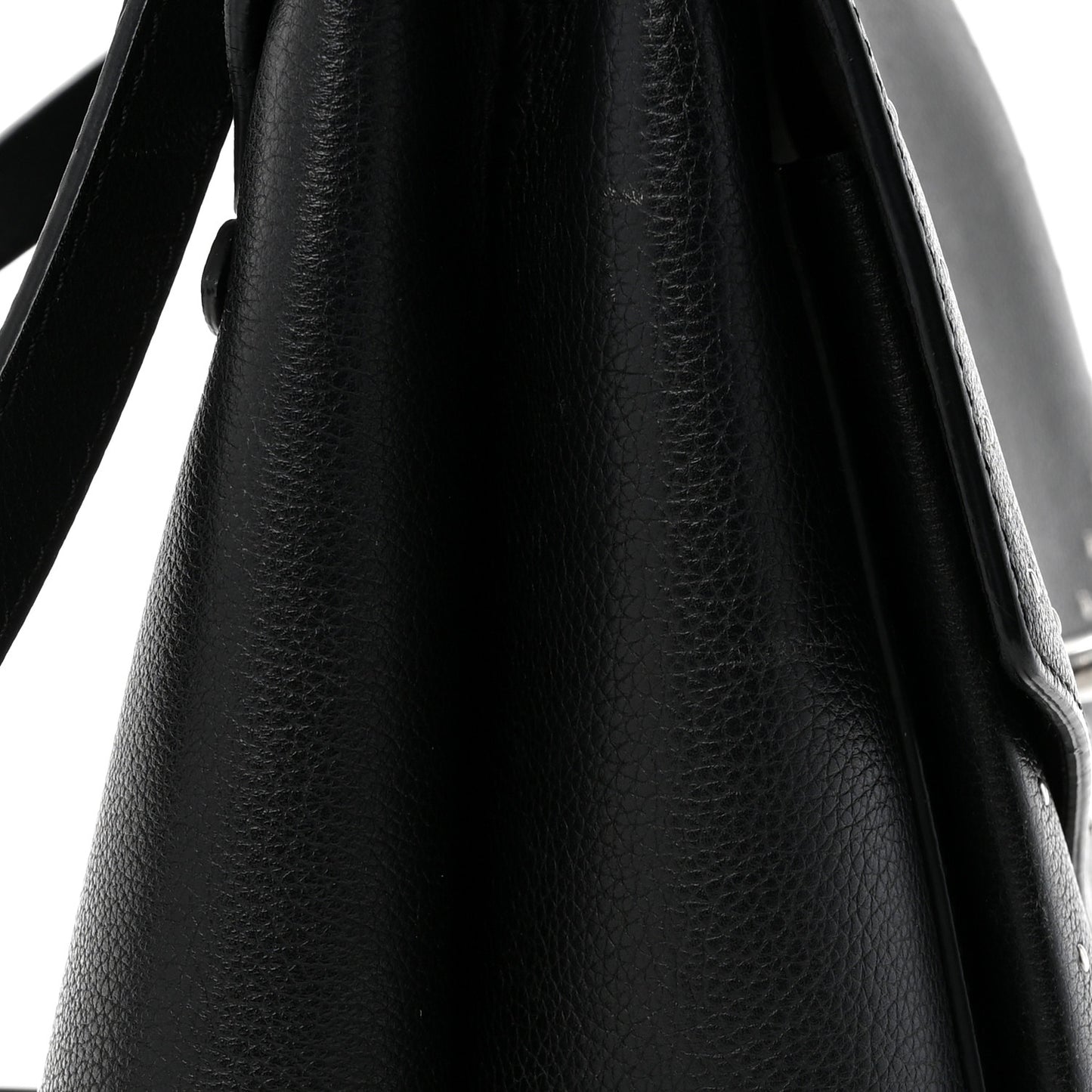 Soft Calfskin My Lockme Studs Black