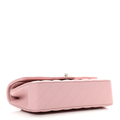 Chanel Caviar Quilted Medium Double Flap Light Pink 3 of 10