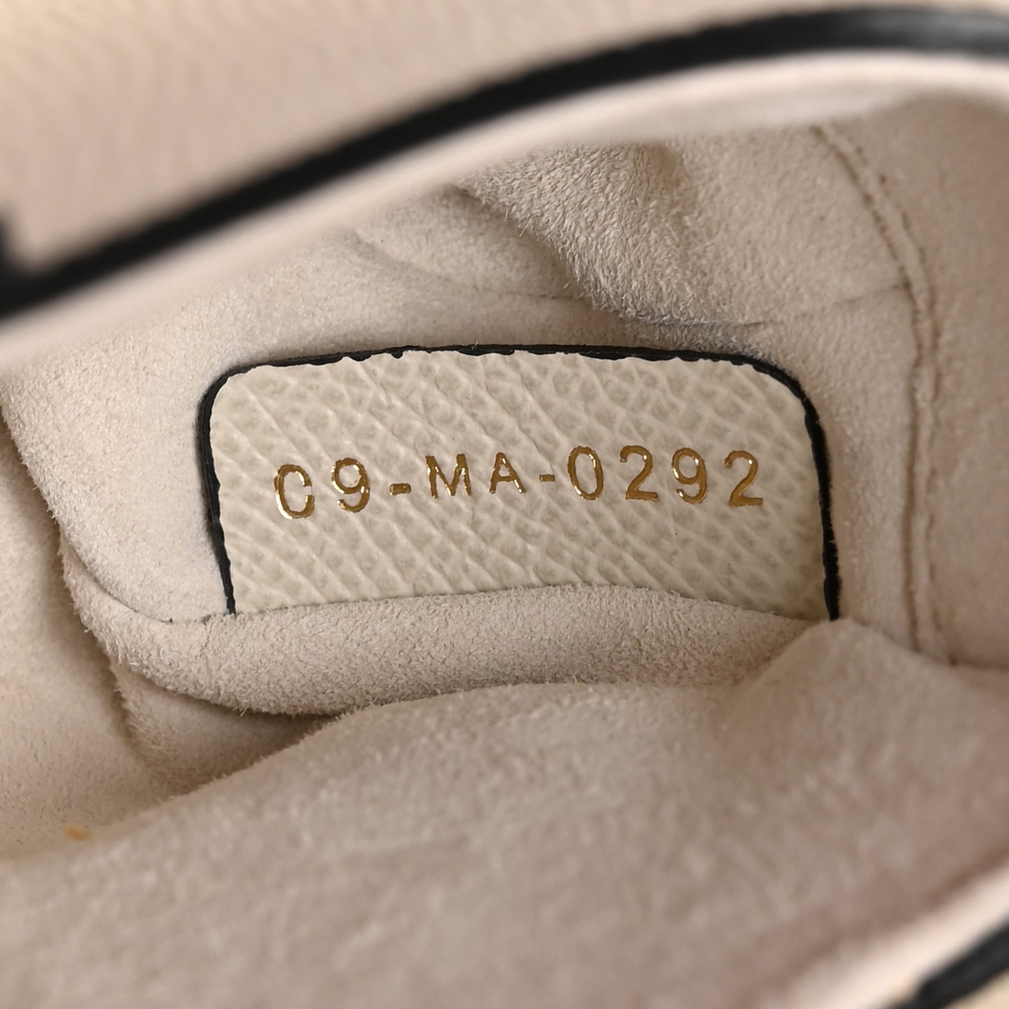 Grained Calfskin Mini Saddle Bag With Strap White