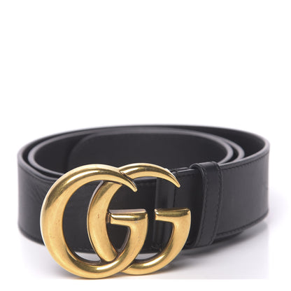 Gucci Calfskin Double G 40mm Belt 90 36 Black 1 of 5
