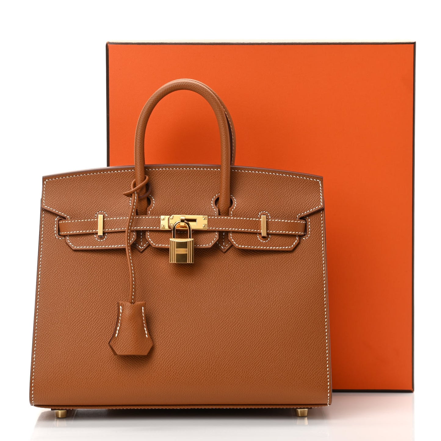 Epsom Birkin Sellier 25 Gold