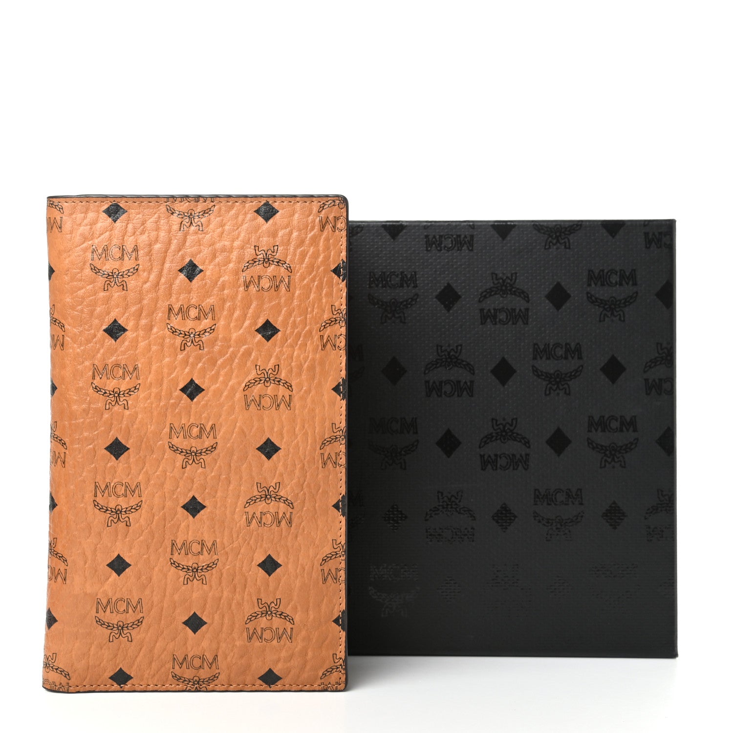 MCM Visetos Passport Holder Cognac 8 of 8