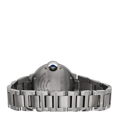 Cartier Stainless Steel Diamond Bezel 33mm Ballon Bleu De Cartier Automatic Watch 3 of 5